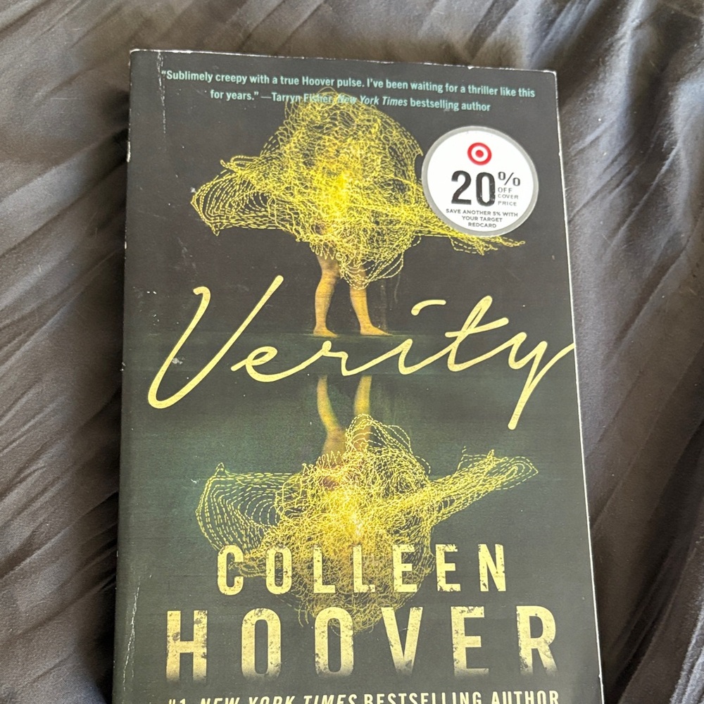 Target Verity Book with Yellow and White Accents
